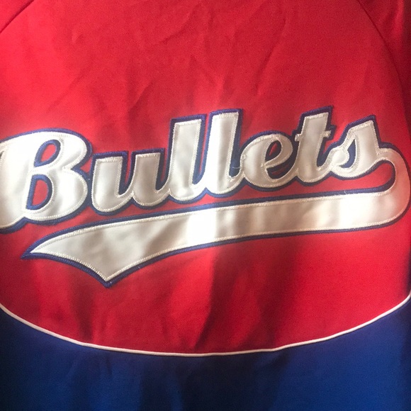 Bullets Hardwood Classic NBA 1/4 zip 3XL Warm Up - Picture 8 of 11